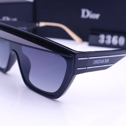 Lunettes de soleil bouclier à la mode