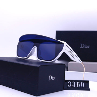 Lunettes de soleil bouclier à la mode