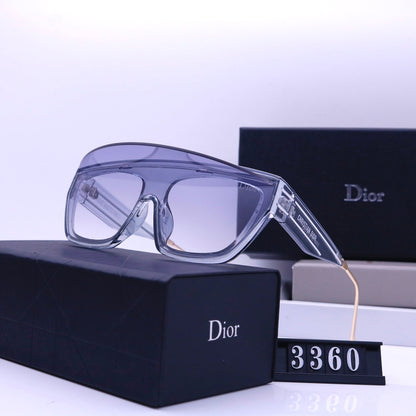 Lunettes de soleil bouclier à la mode