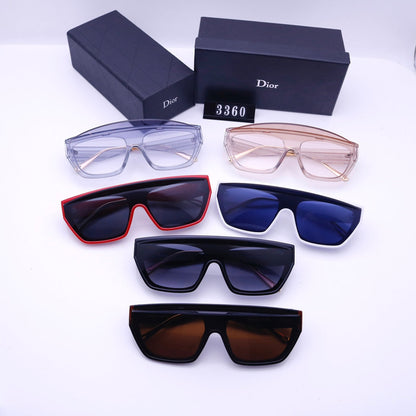 Lunettes de soleil bouclier à la mode