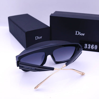Lunettes de soleil bouclier à la mode