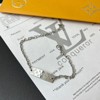 Bracelet gaufré en acier de titane