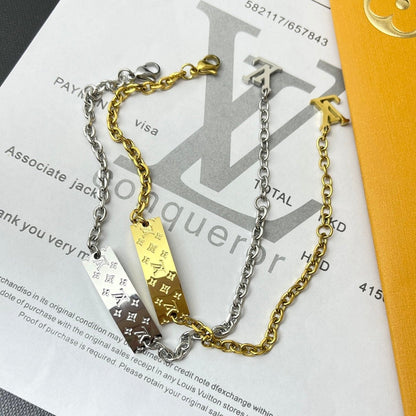 Bracelet gaufré en acier de titane