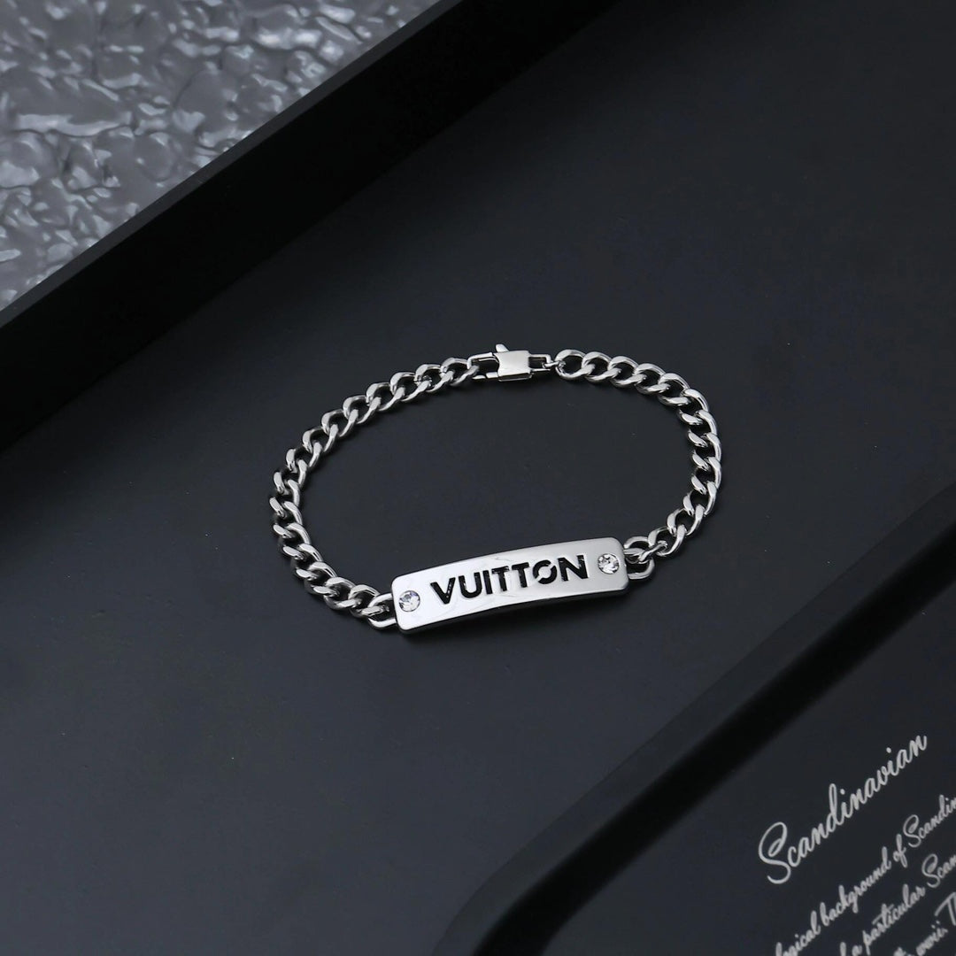Bracelet à graver avec nom Fashion ID