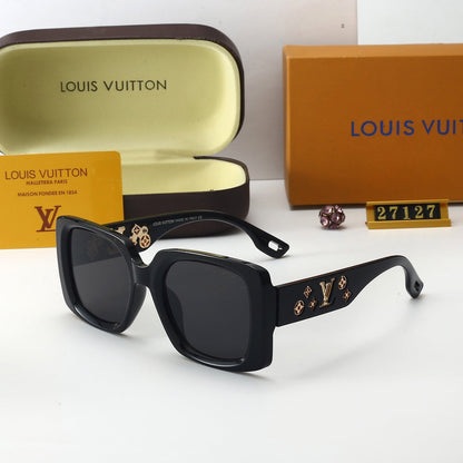 Lunettes de soleil tendance à monture florale métallique