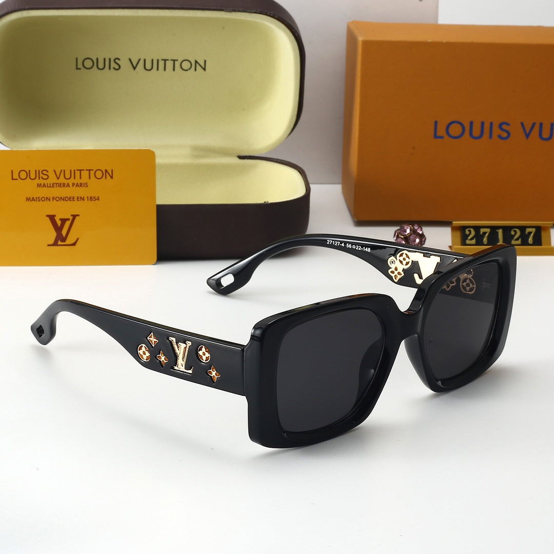 Lunettes de soleil tendance à monture florale métallique