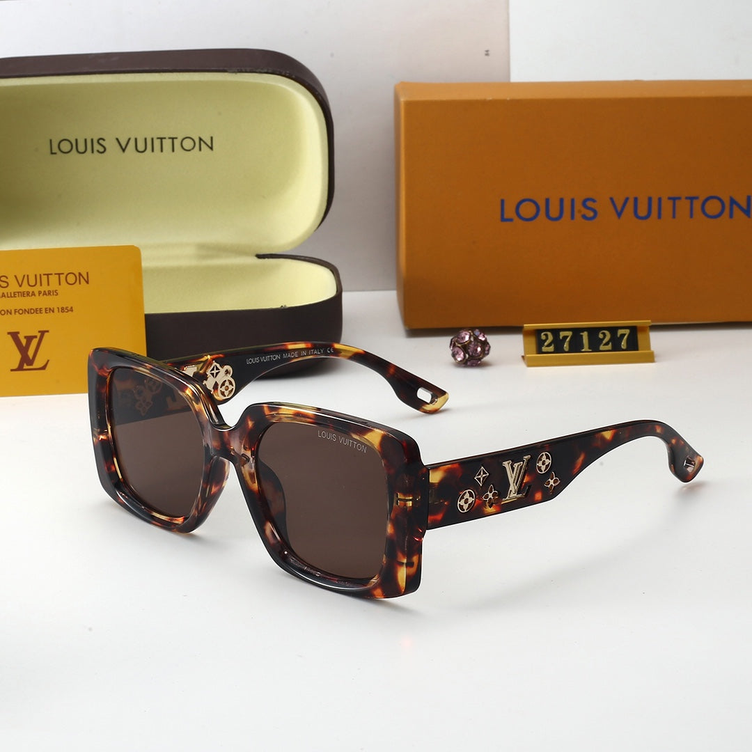 Lunettes de soleil tendance à monture florale métallique