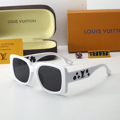 Lunettes de soleil tendance à monture florale métallique