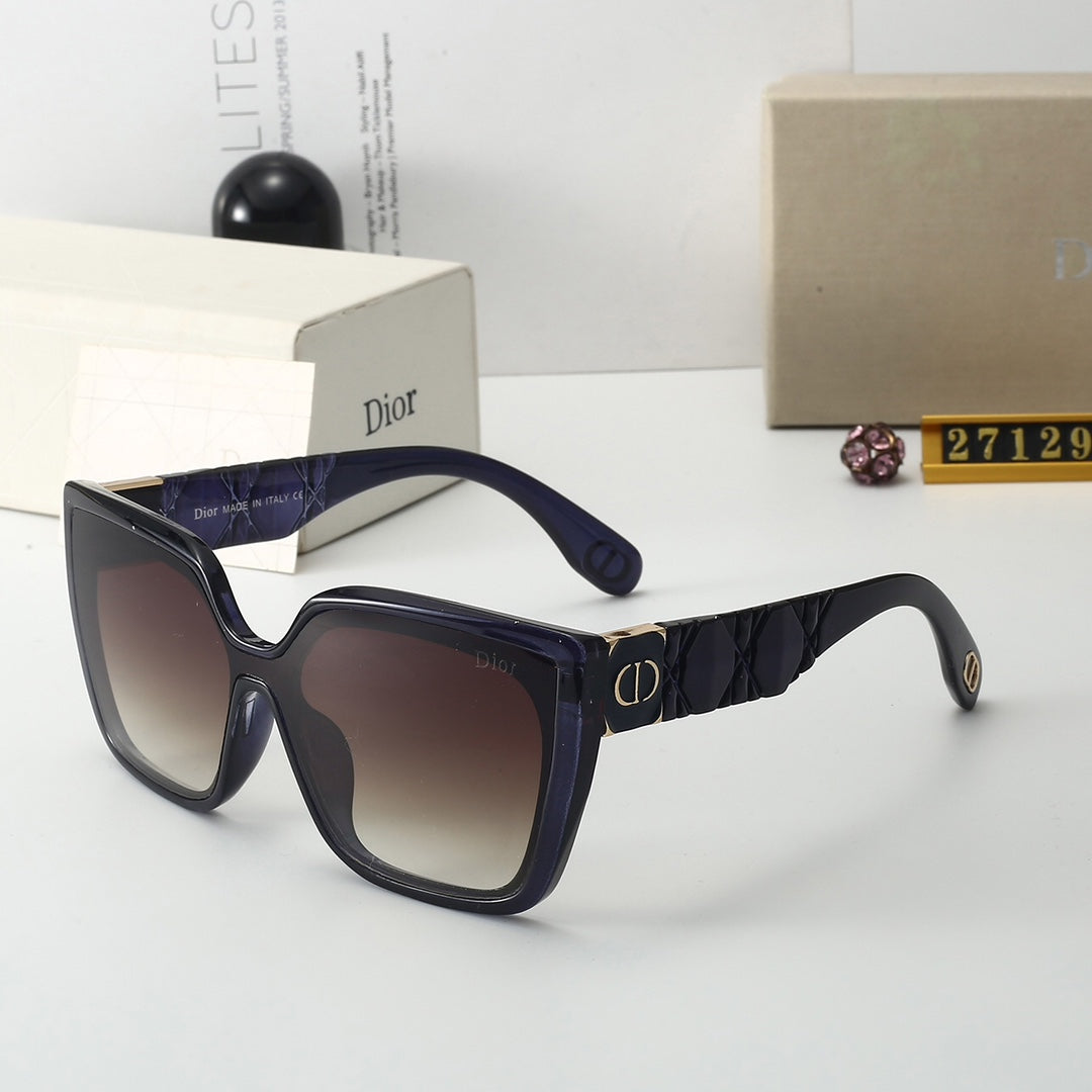 Lunettes de soleil carrées gaufrées vintage pour femmes