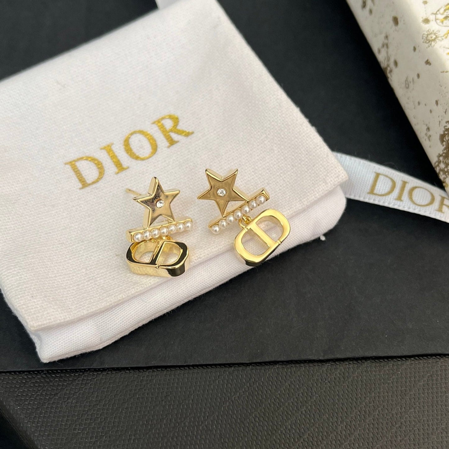 Boucles d'oreilles Petit Star Perles