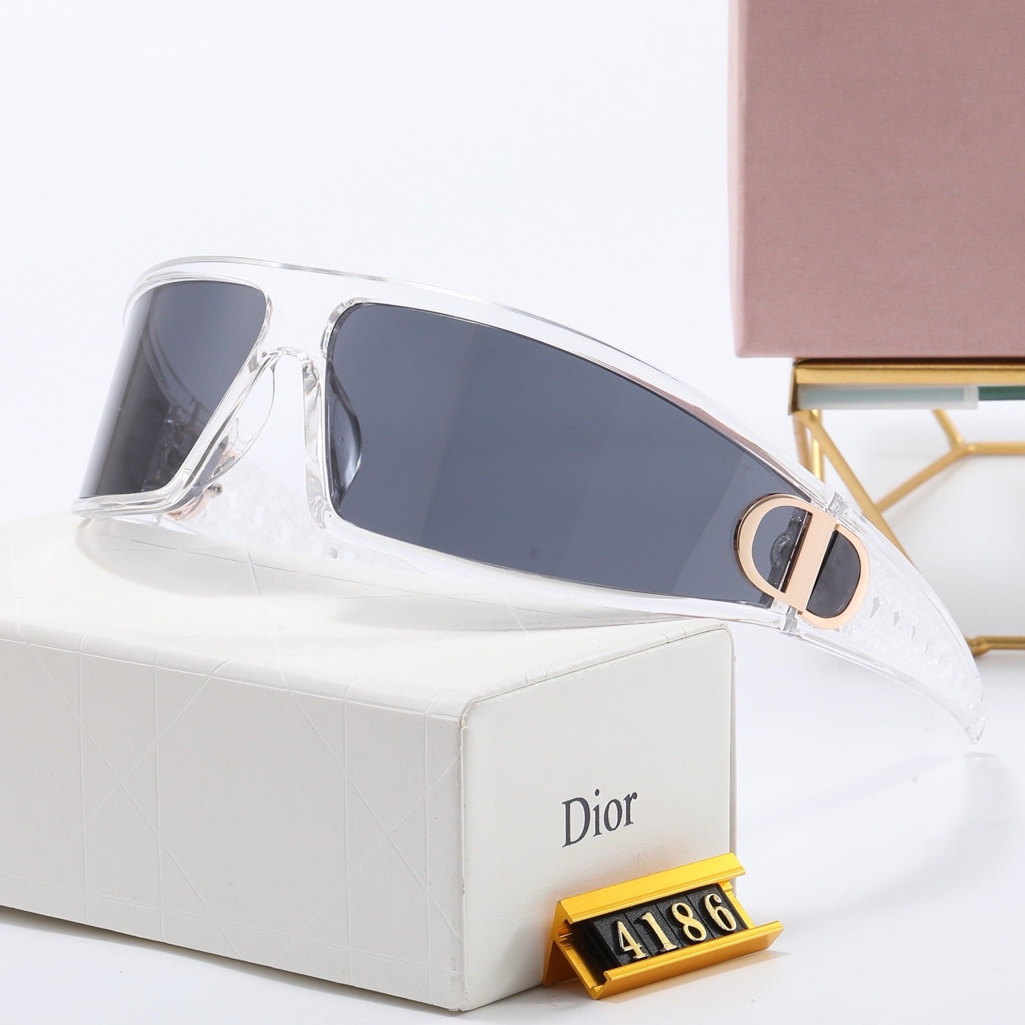 Nouveau Masque Lunettes de Soleil Tendance