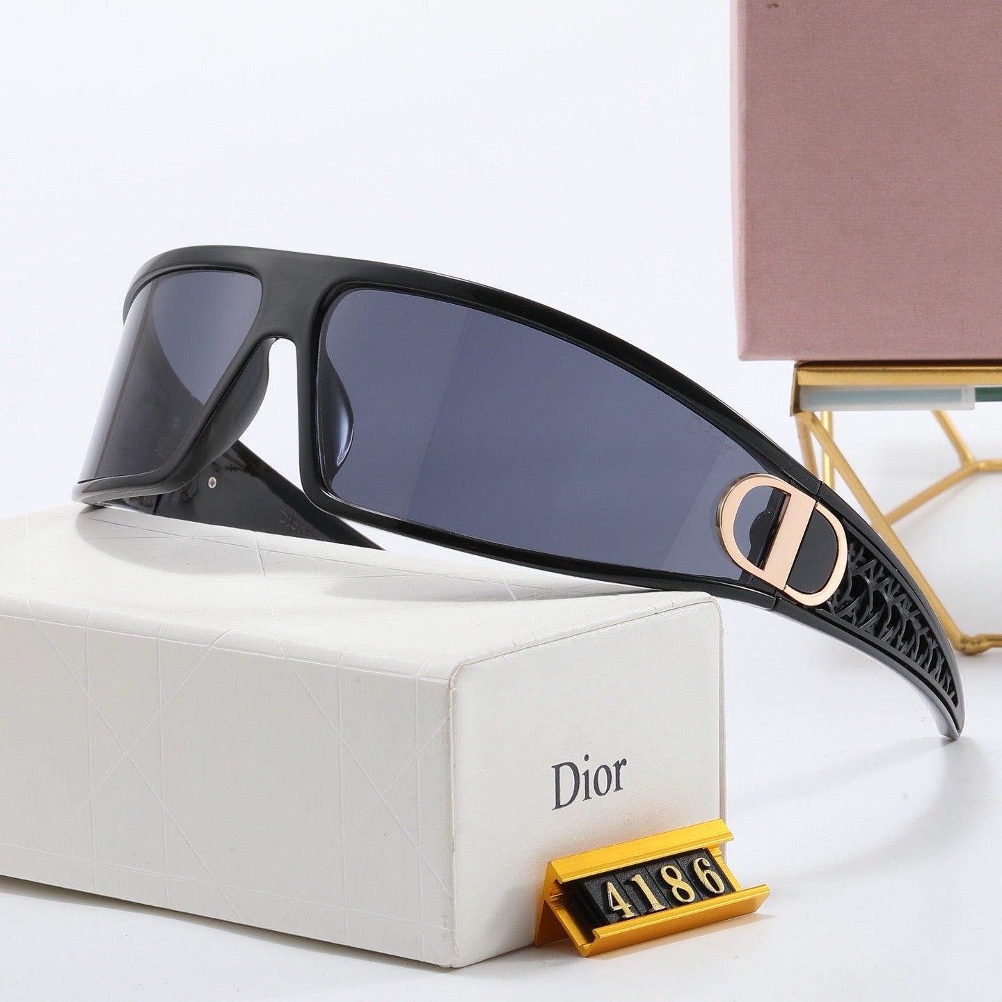 Nouveau Masque Lunettes de Soleil Tendance
