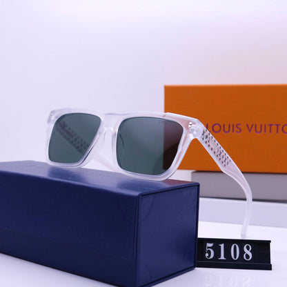 Lunettes de soleil carrées avec monture gravée, style vintage