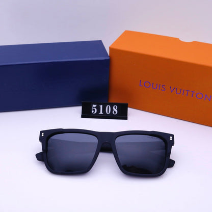 Lunettes de soleil carrées avec monture gravée, style vintage