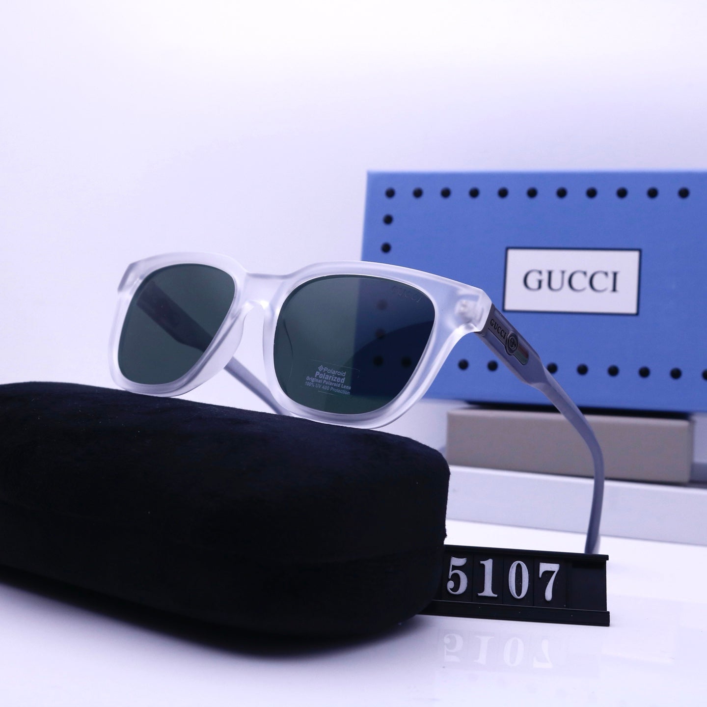 Lunettes de soleil vintage carrées et rectangulaires en caoutchouc