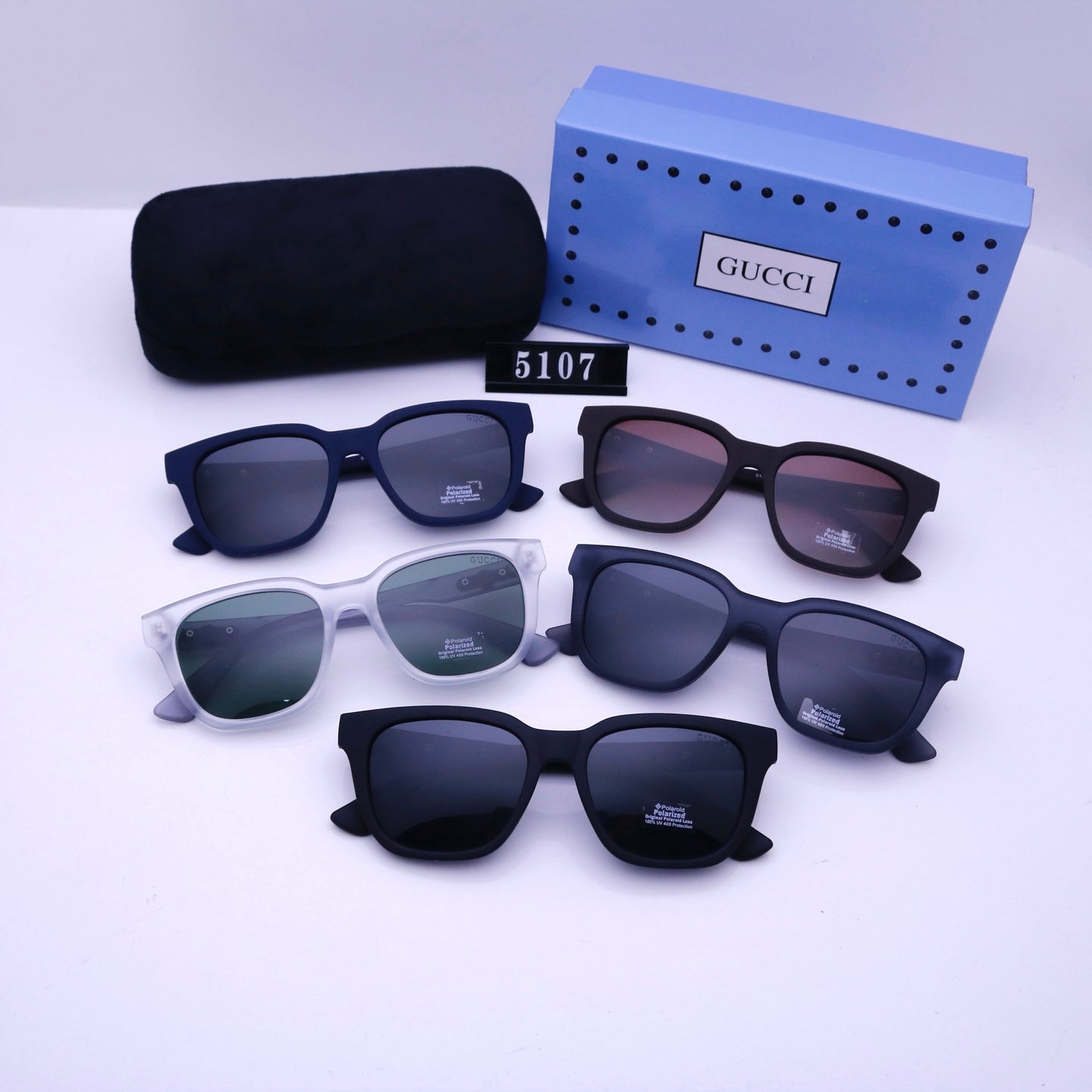 Lunettes de soleil vintage carrées et rectangulaires en caoutchouc