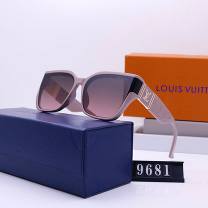 Lunettes de soleil carrées unisexe vintage