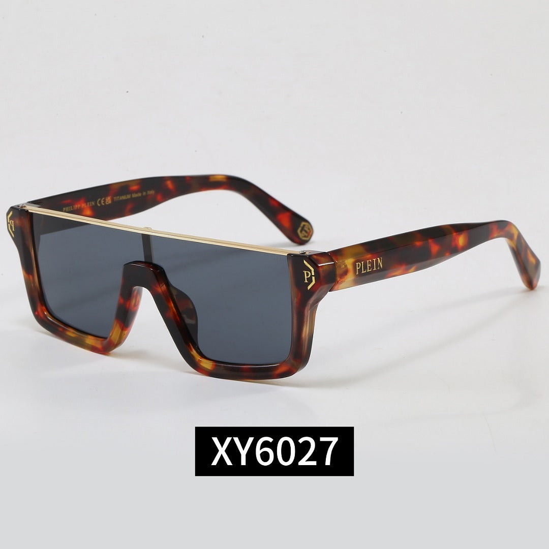 Oversized Square Sunglasses, UV400 Polarized Fashion Shades XY6027