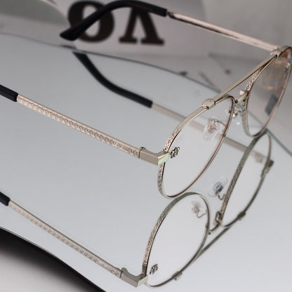5 Color Pilot Skull Temple Sunglasses 0223