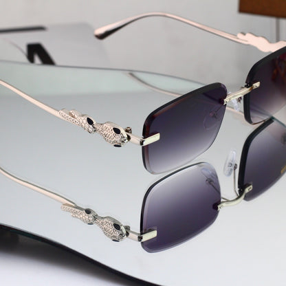 6 Color Rimless Square Serpent Sunglasses