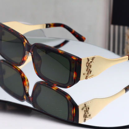 6 Color Square Logo Decor Sunglasses 7514