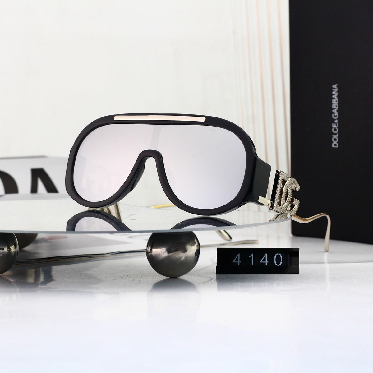8 Color Oversized Shield Sunglasses 4140