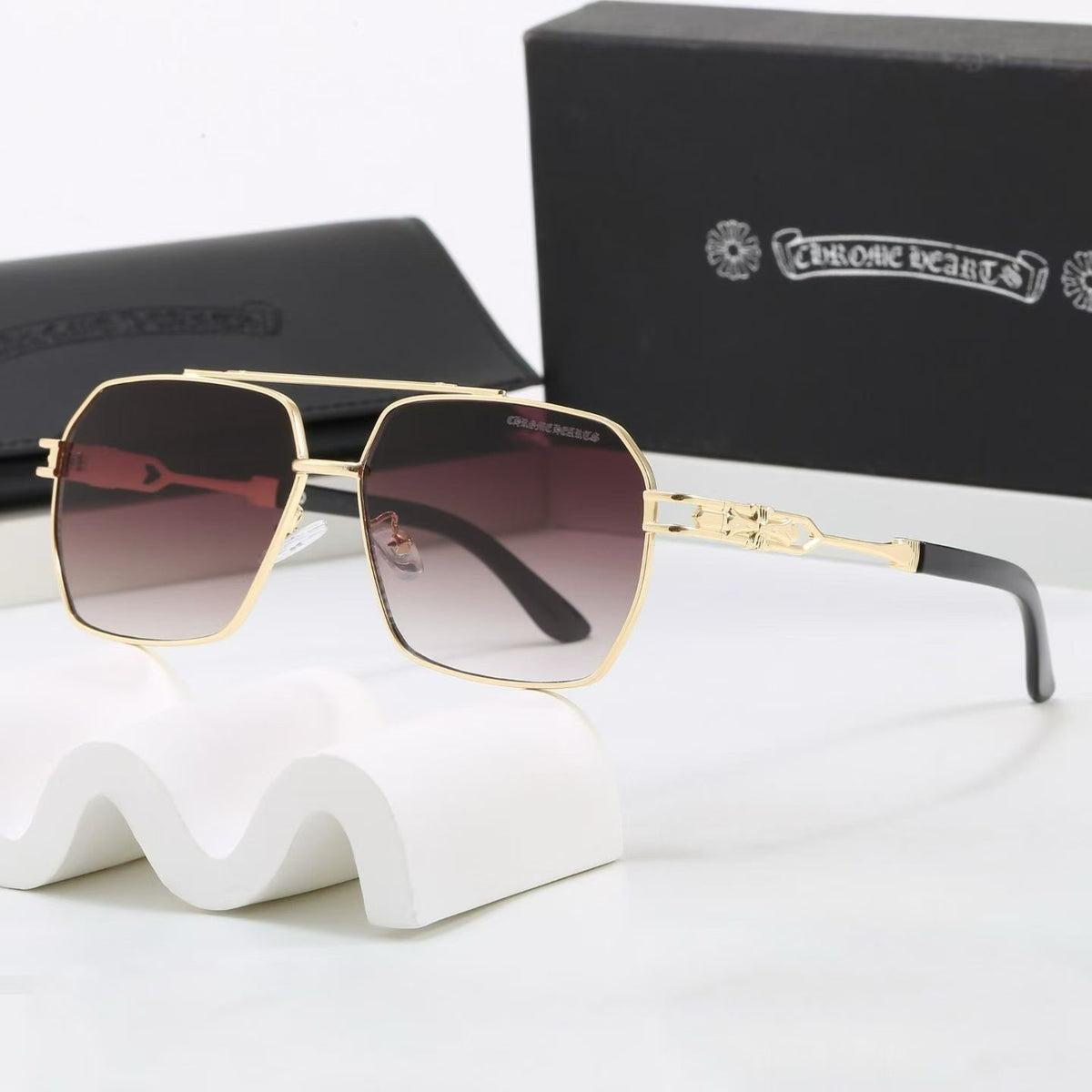 8 Color Double Bridge Cross Sunglasses