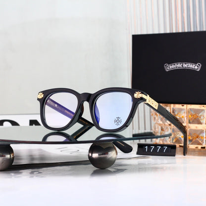 7 Color Square Sunglasses, Cross Detail UV400 Polarized Fashion Shades 1777