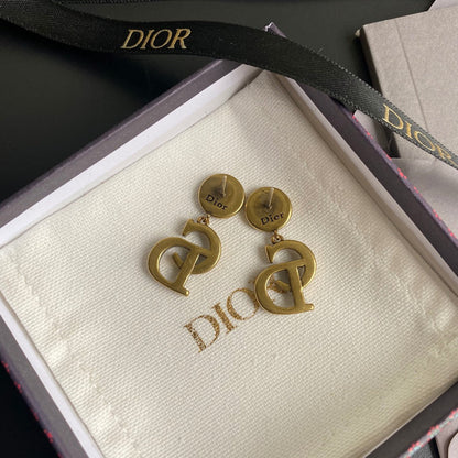 Boucles d'oreilles pendantes CD