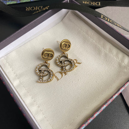 Boucles d'oreilles pendantes CD