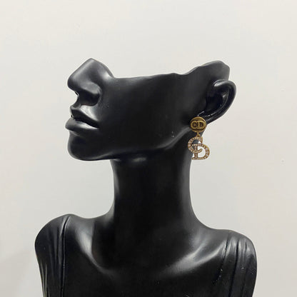 Boucles d'oreilles pendantes CD