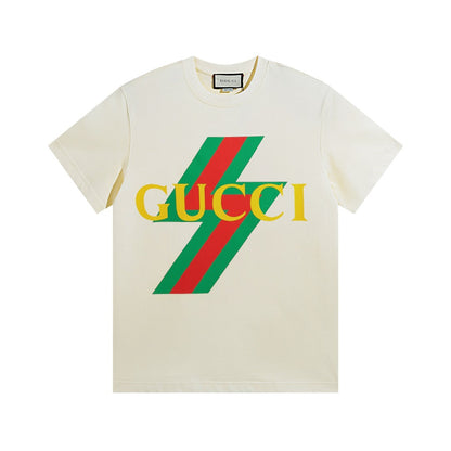 T-shirt en coton imprimé éclair