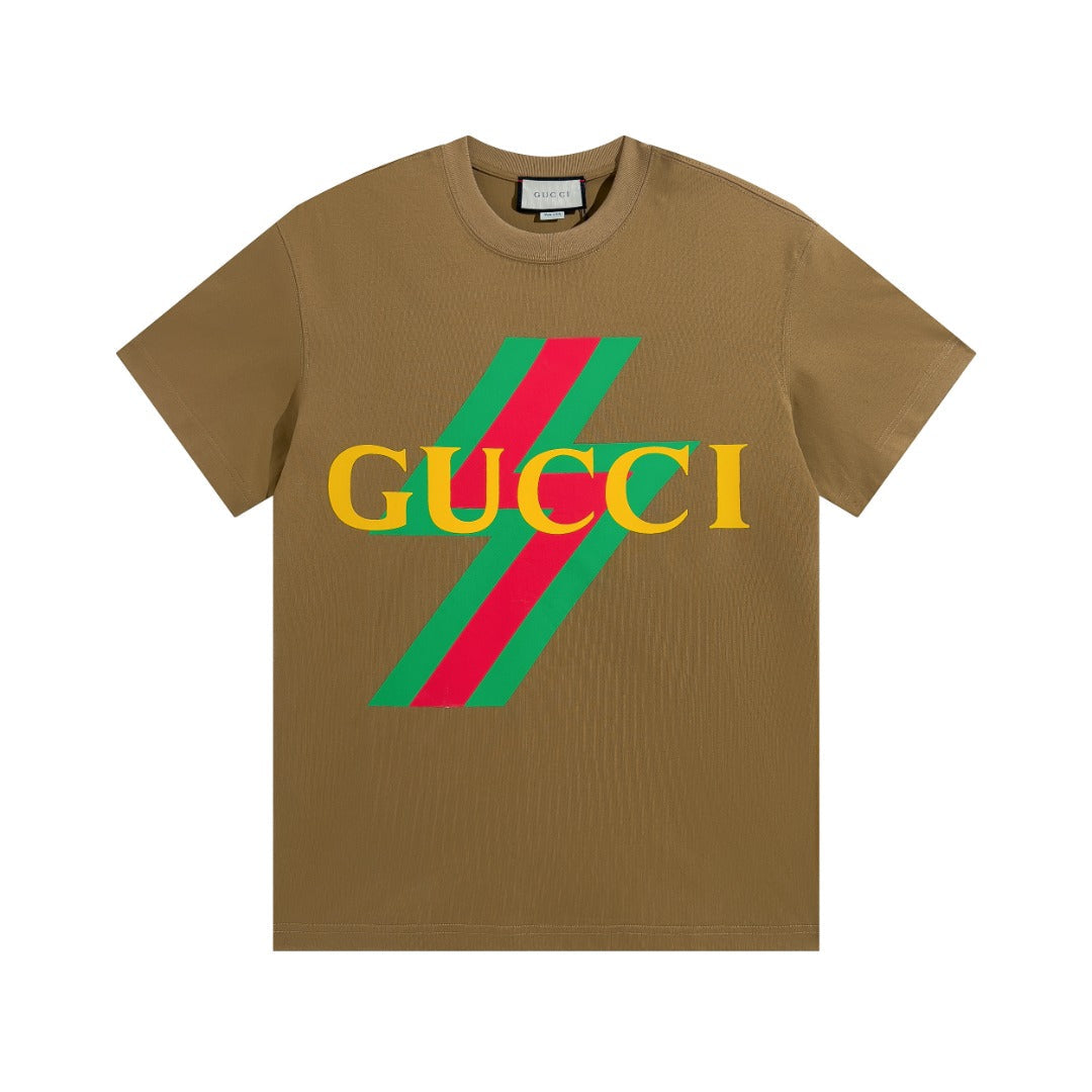 T-shirt en coton imprimé éclair