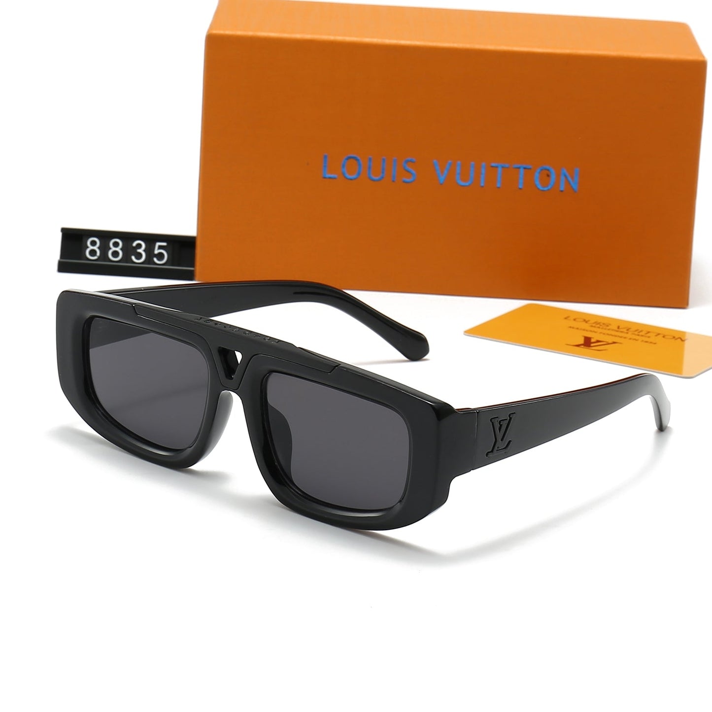 Gafas de sol de metal con montura de acetato degradado