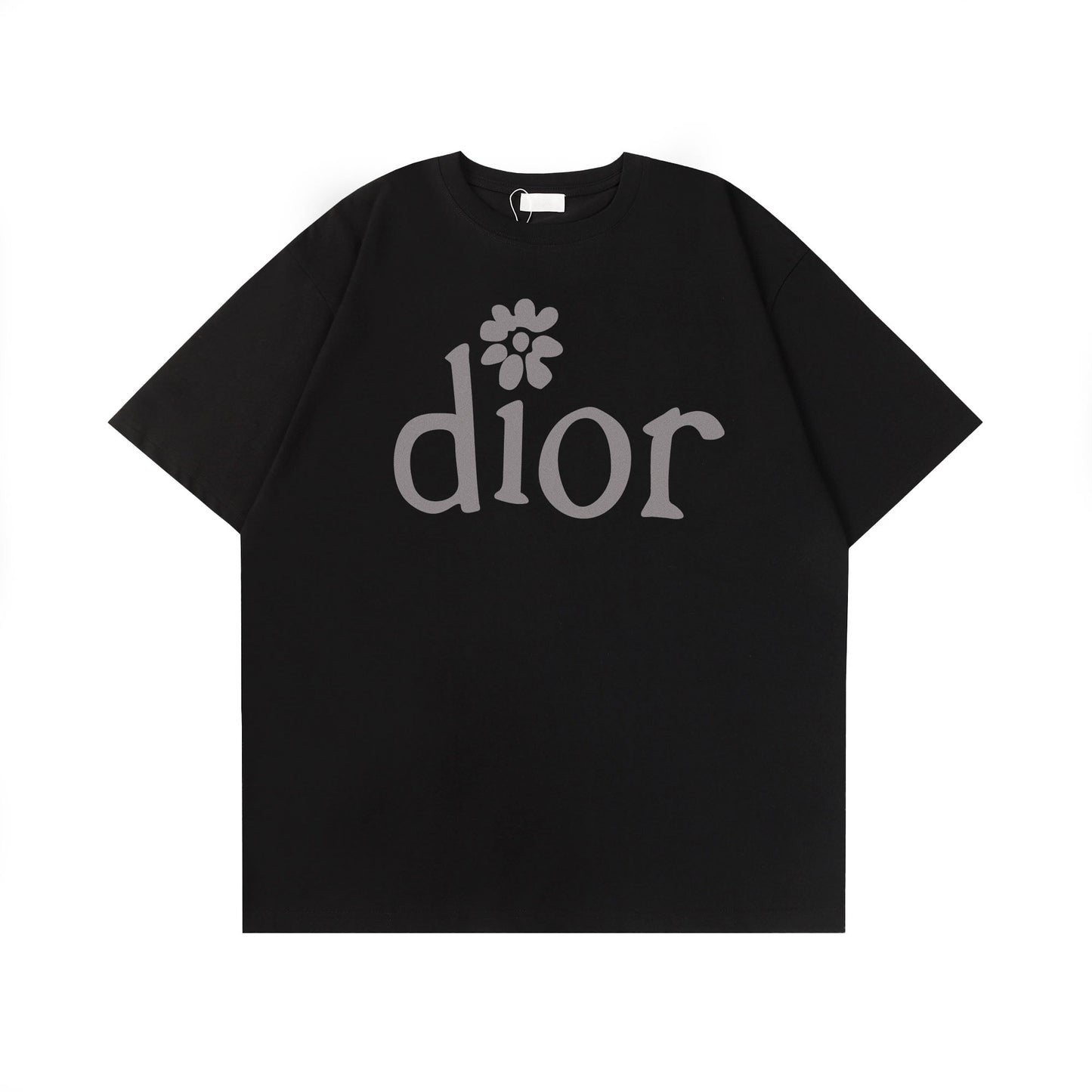 T-shirt à imprimé floral créatif