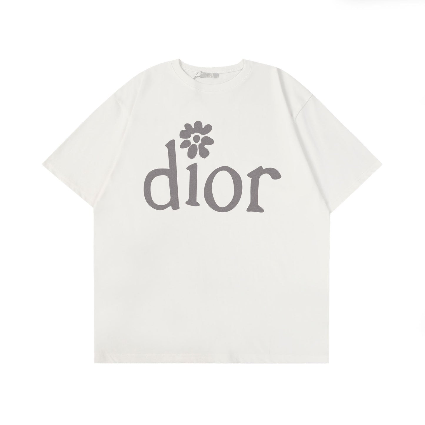 T-shirt à imprimé floral créatif