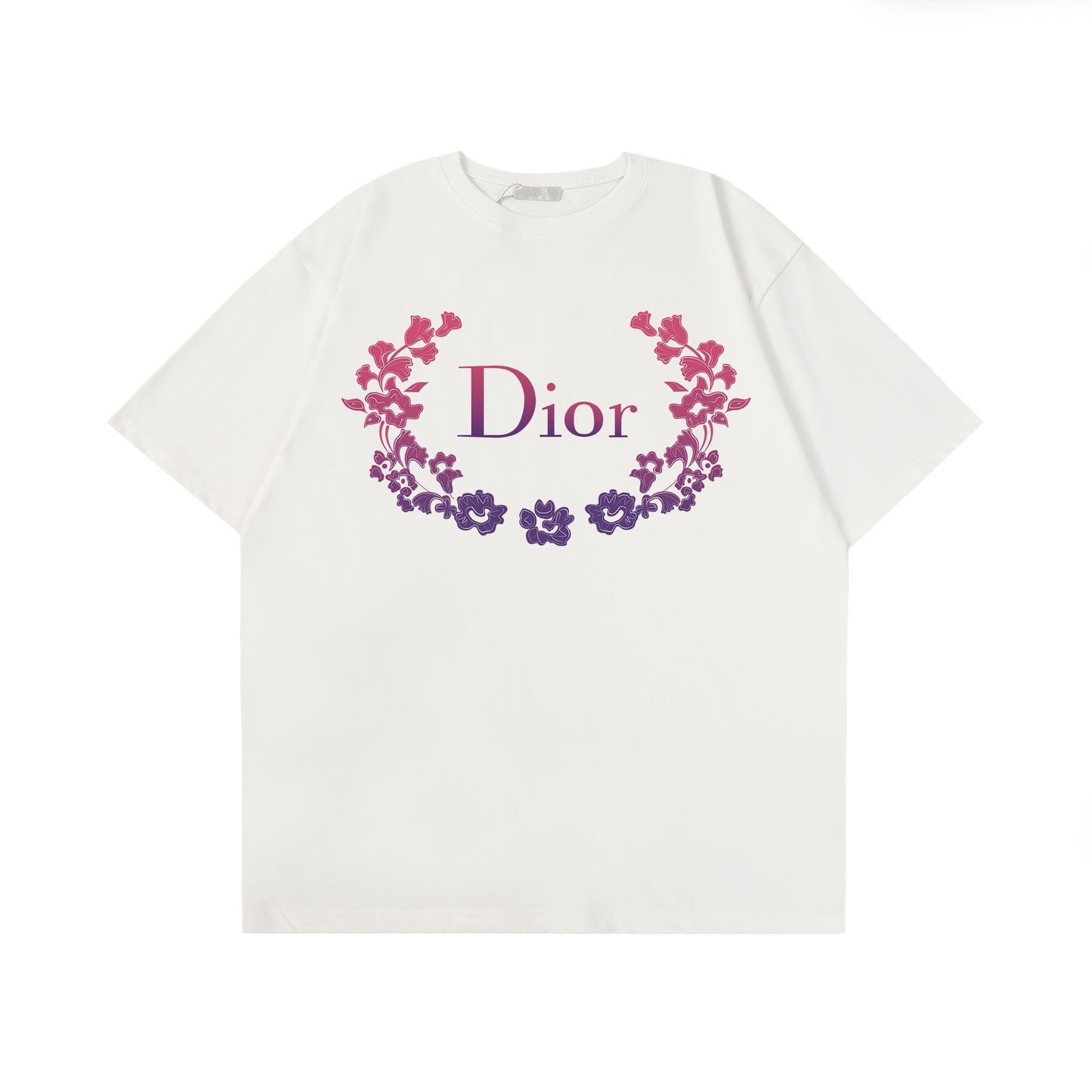 T-shirt imprimé floral créatif