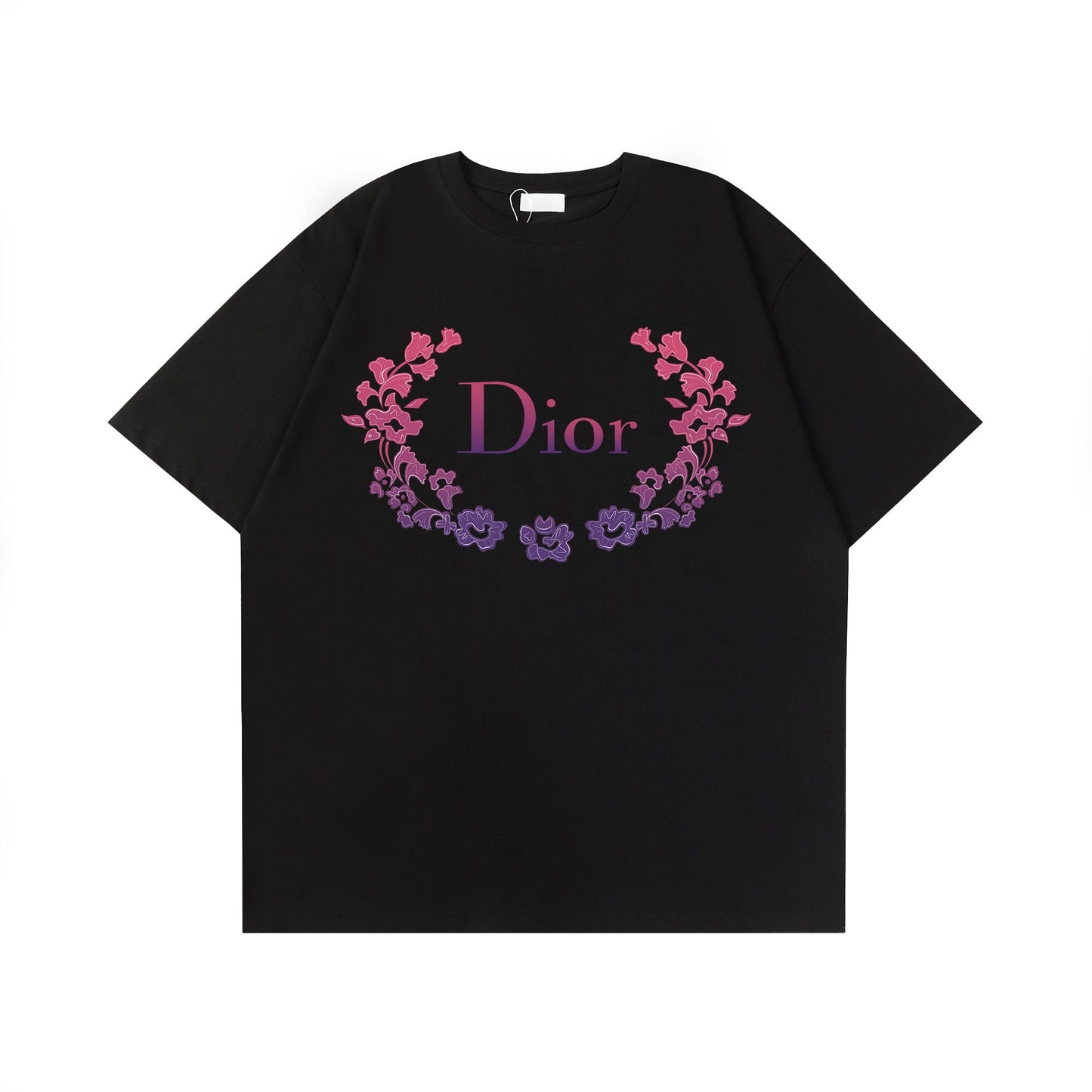 T-shirt imprimé floral créatif
