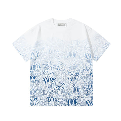 T-shirt avec Imprimé Dégradé par Pulvérisation Directe