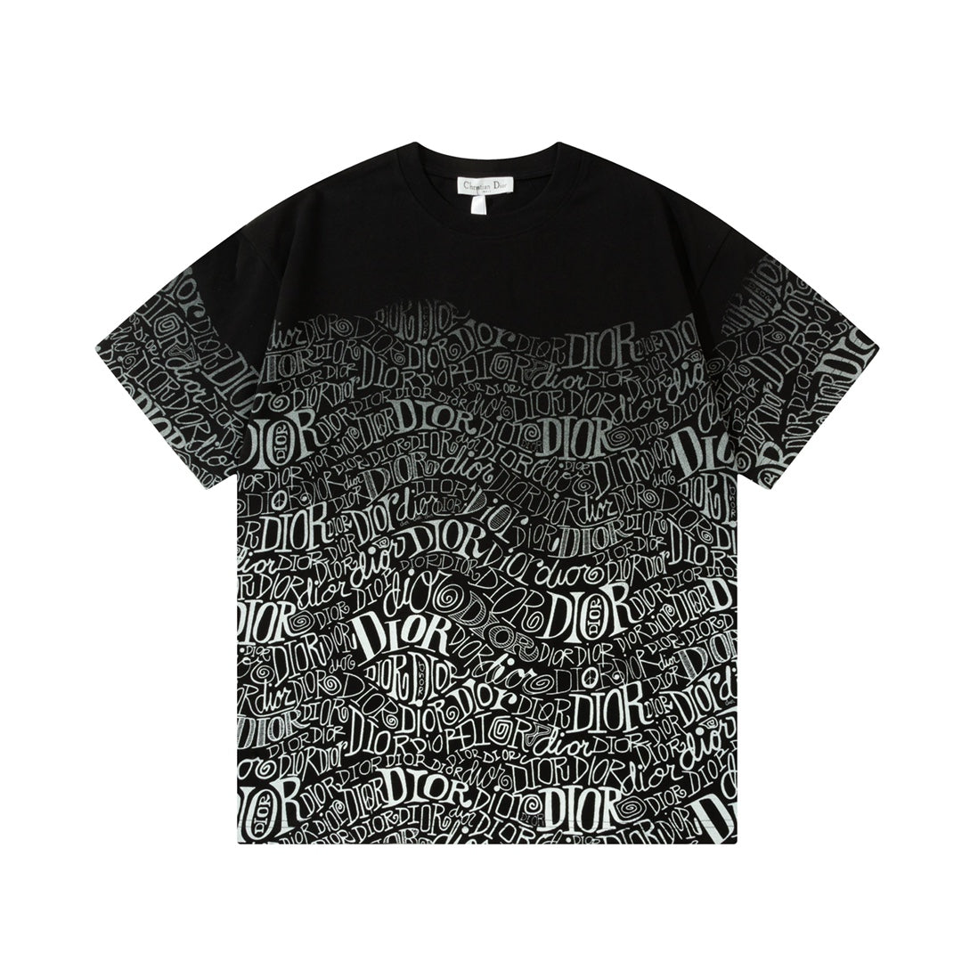 T-shirt avec Imprimé Dégradé par Pulvérisation Directe