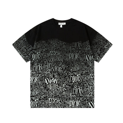 T-shirt avec Imprimé Dégradé par Pulvérisation Directe