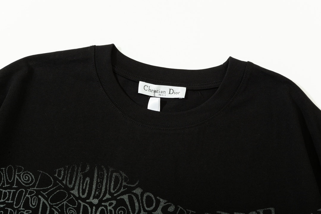 T-shirt avec Imprimé Dégradé par Pulvérisation Directe