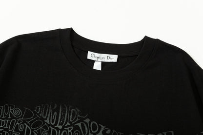 T-shirt avec Imprimé Dégradé par Pulvérisation Directe