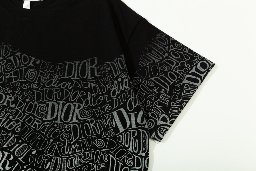 T-shirt avec Imprimé Dégradé par Pulvérisation Directe