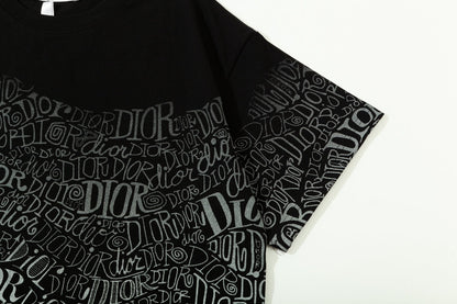 T-shirt avec Imprimé Dégradé par Pulvérisation Directe
