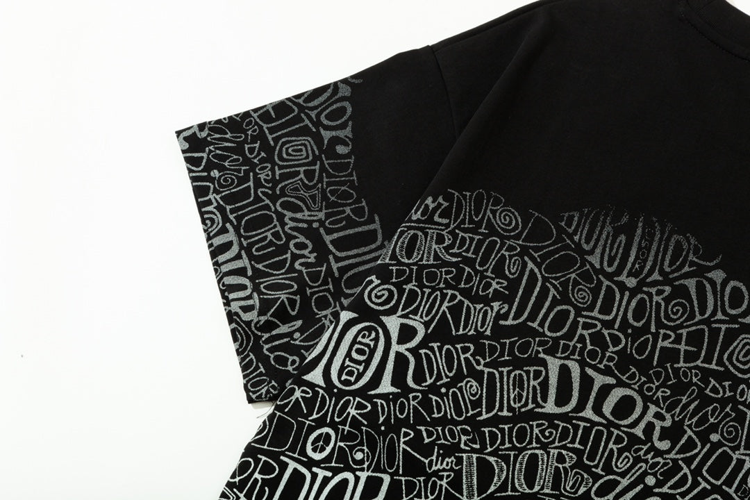 T-shirt avec Imprimé Dégradé par Pulvérisation Directe