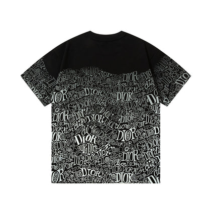 T-shirt avec Imprimé Dégradé par Pulvérisation Directe