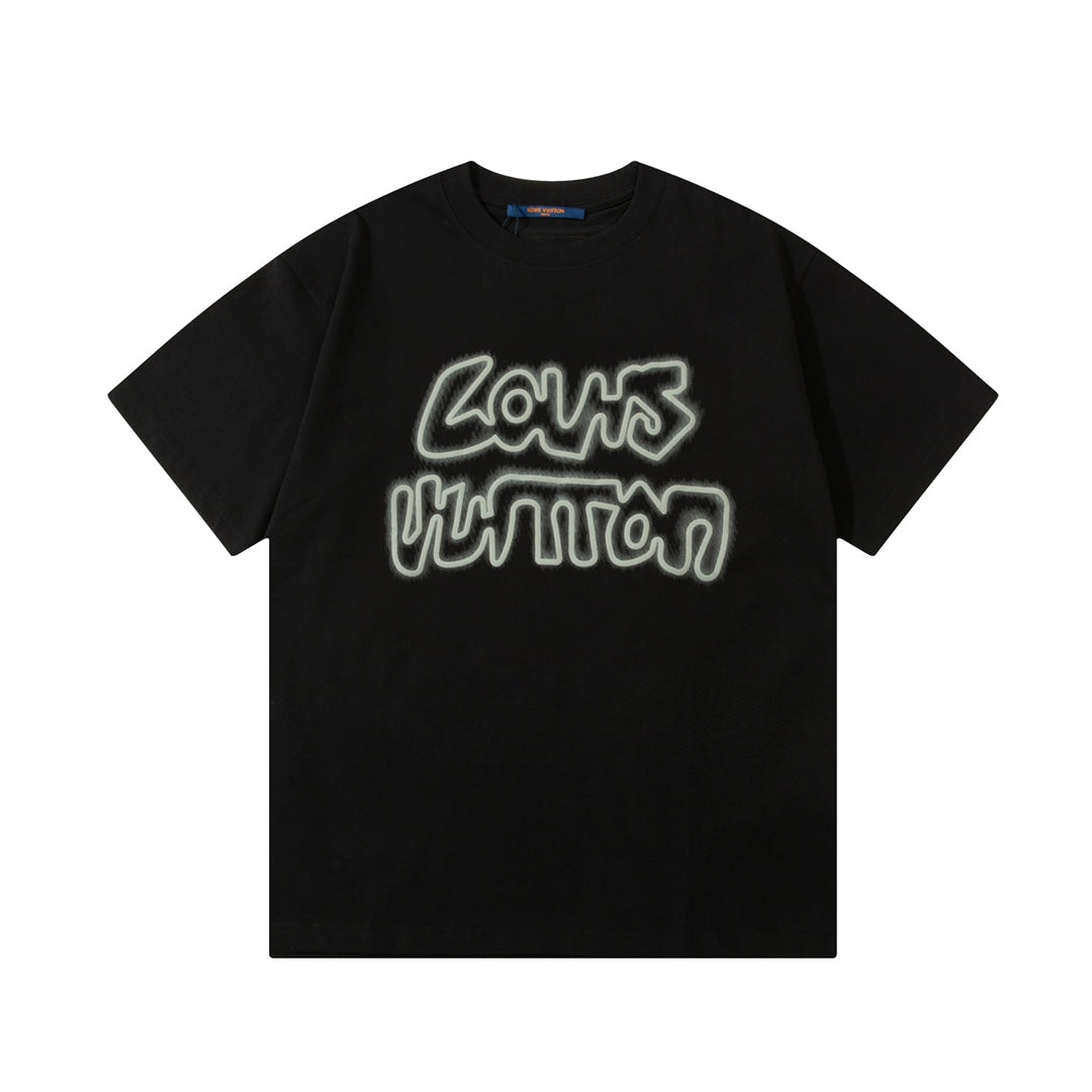 T-shirt imprimé mousse lettres