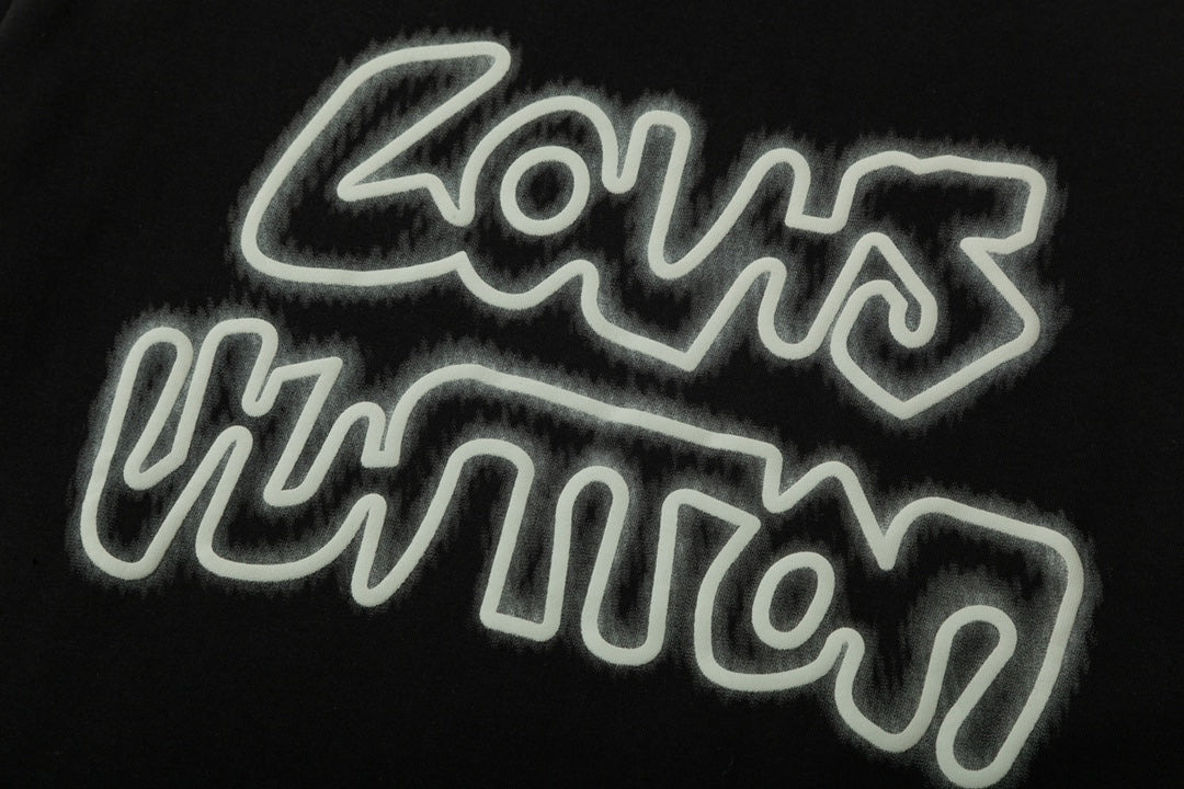 T-shirt imprimé mousse lettres