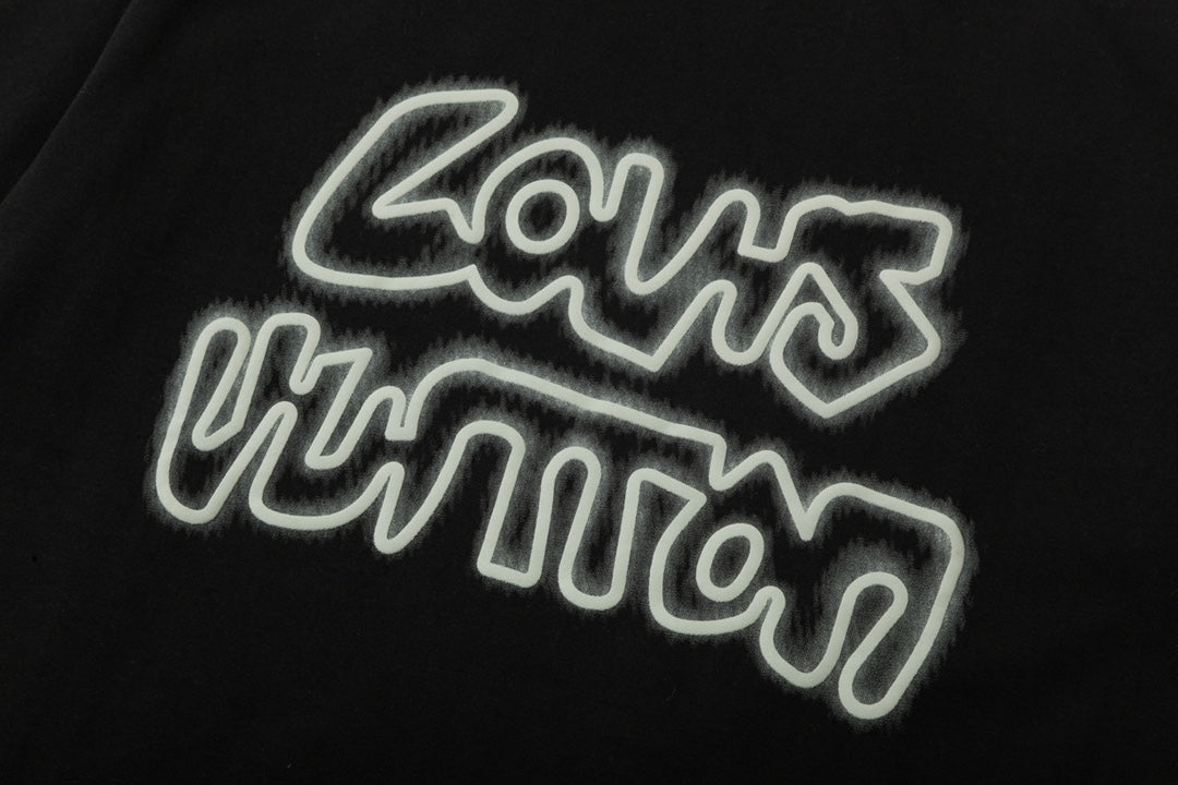 T-shirt imprimé mousse lettres